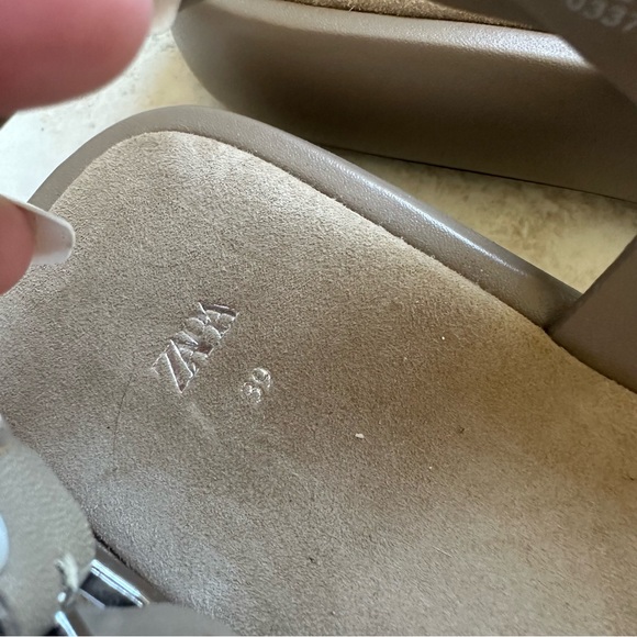 ZARA Strappy Platform Sandals Shoes 39 - Picture 4 of 6